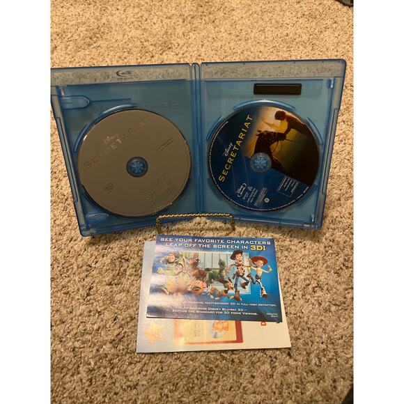 Disney Other - DISNEY SECRETARIAT Blue Ray + DVD 2 Disc Movie